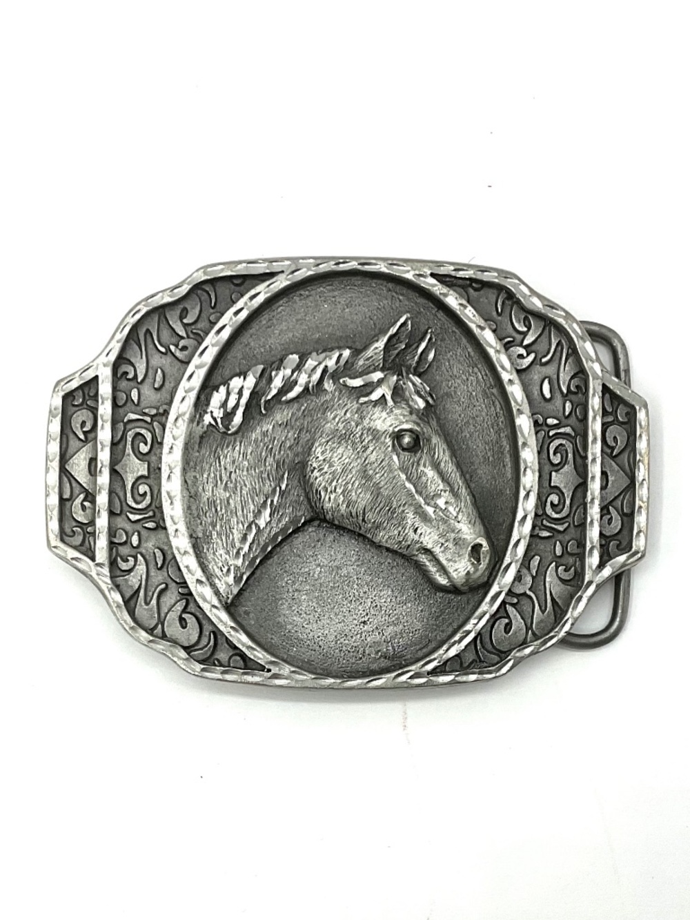 HORSE Head  Belt Buckle    3.5" X 2.5”